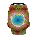 Psychedelic Kaleidoscope Print Baby Seat Cover