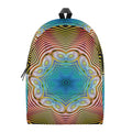 Psychedelic Kaleidoscope Print School Backpack