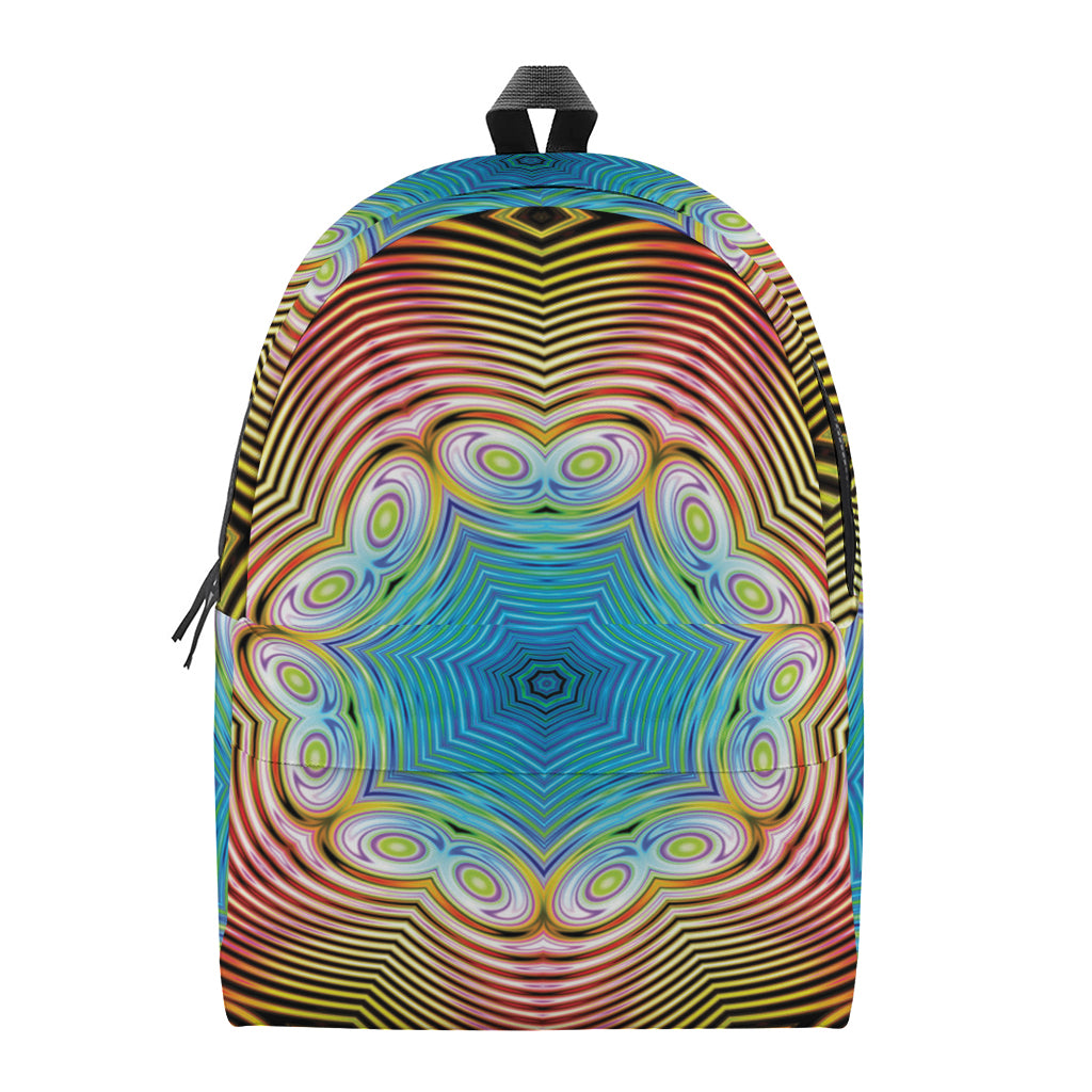 Psychedelic Kaleidoscope Print Backpack