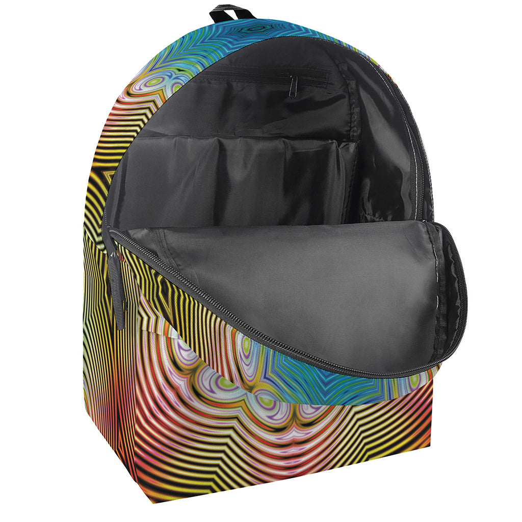 Psychedelic Kaleidoscope Print Backpack