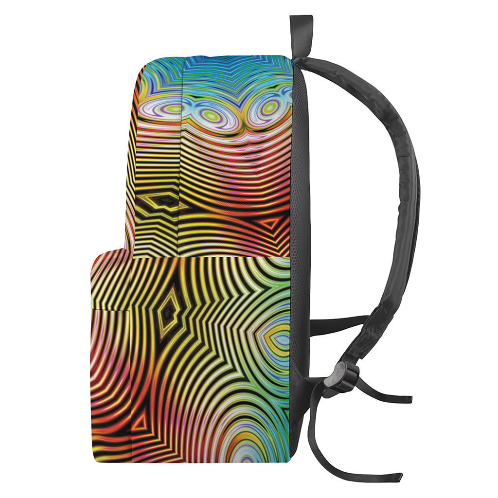 Psychedelic Kaleidoscope Print Backpack