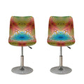 Psychedelic Kaleidoscope Print Bar Stool Covers
