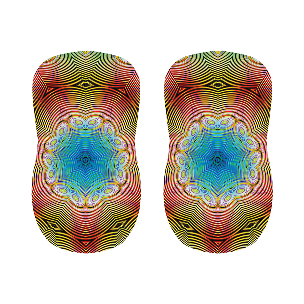 Psychedelic Kaleidoscope Print Bar Stool Covers