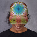 Psychedelic Kaleidoscope Print Baseball Cap