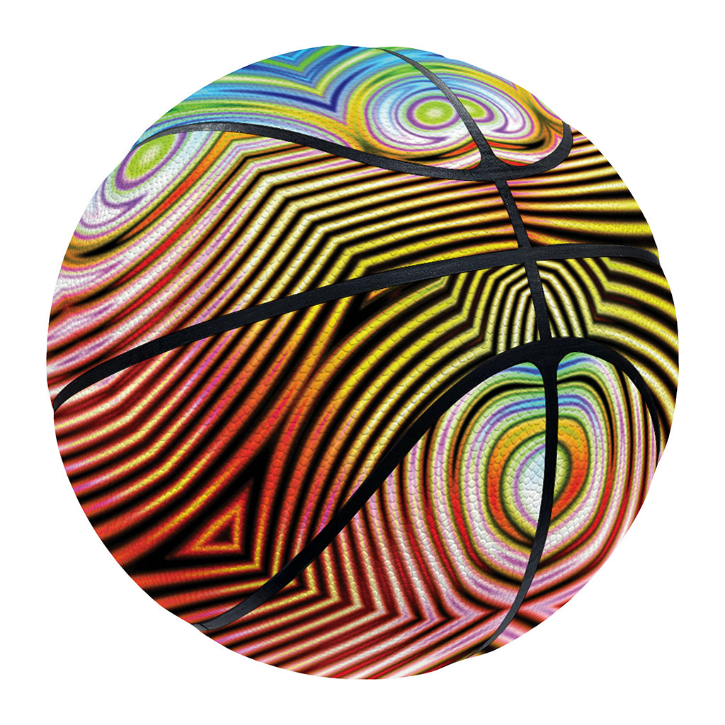 Psychedelic Kaleidoscope Print Basketball