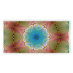 Psychedelic Kaleidoscope Print Beach Towel