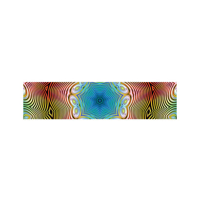 Psychedelic Kaleidoscope Print Bed Runner