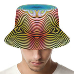 Psychedelic Kaleidoscope Print Bucket Hat