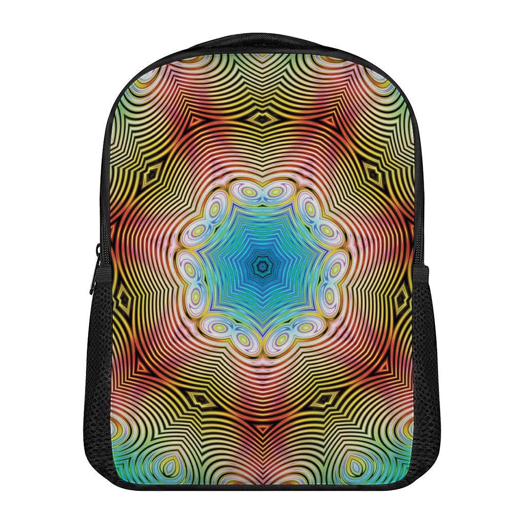 Psychedelic Kaleidoscope Print Casual Backpack