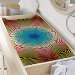 Psychedelic Kaleidoscope Print Changing Pad Cover