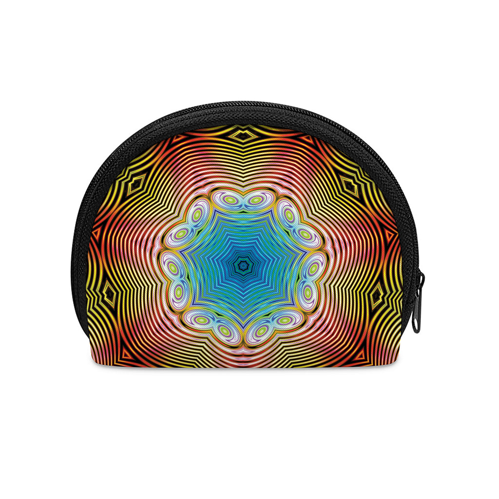 Psychedelic Kaleidoscope Print Coin Purse