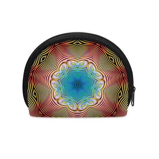 Psychedelic Kaleidoscope Print Coin Purse