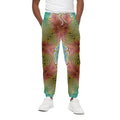Psychedelic Kaleidoscope Print Cotton Sweatpants