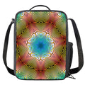 Psychedelic Kaleidoscope Print Crossbody Lunch Bag