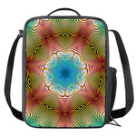 Psychedelic Kaleidoscope Print Crossbody Lunch Bag