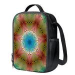 Psychedelic Kaleidoscope Print Crossbody Lunch Bag