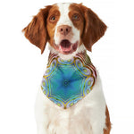 Psychedelic Kaleidoscope Print Dog Bandana