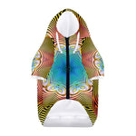 Psychedelic Kaleidoscope Print Dog Zip Up Hoodie