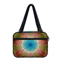 Psychedelic Kaleidoscope Print Double Strap Bible Bag