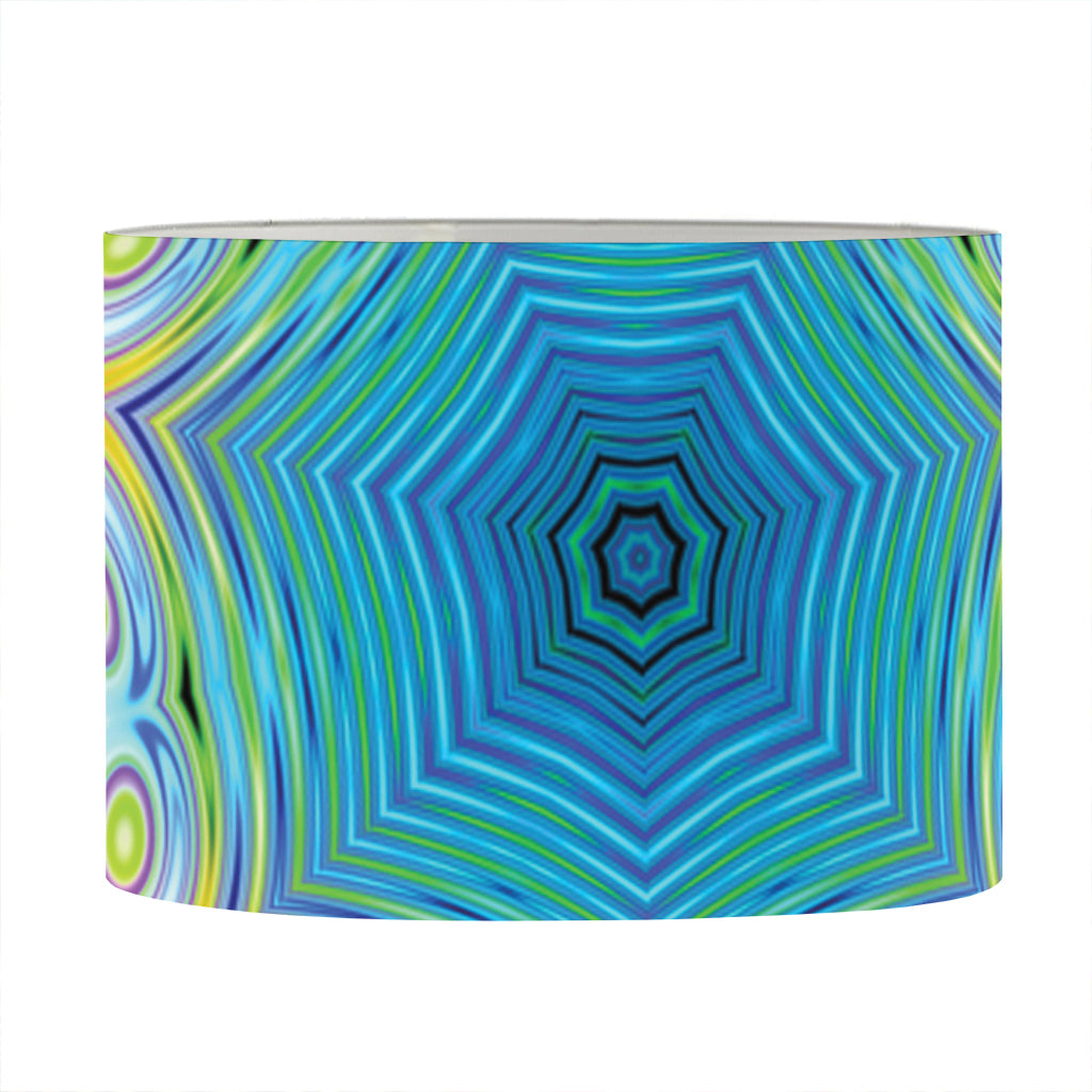 Psychedelic Kaleidoscope Print Drum Lamp Shade