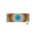 Psychedelic Kaleidoscope Print Extended Mouse Pad
