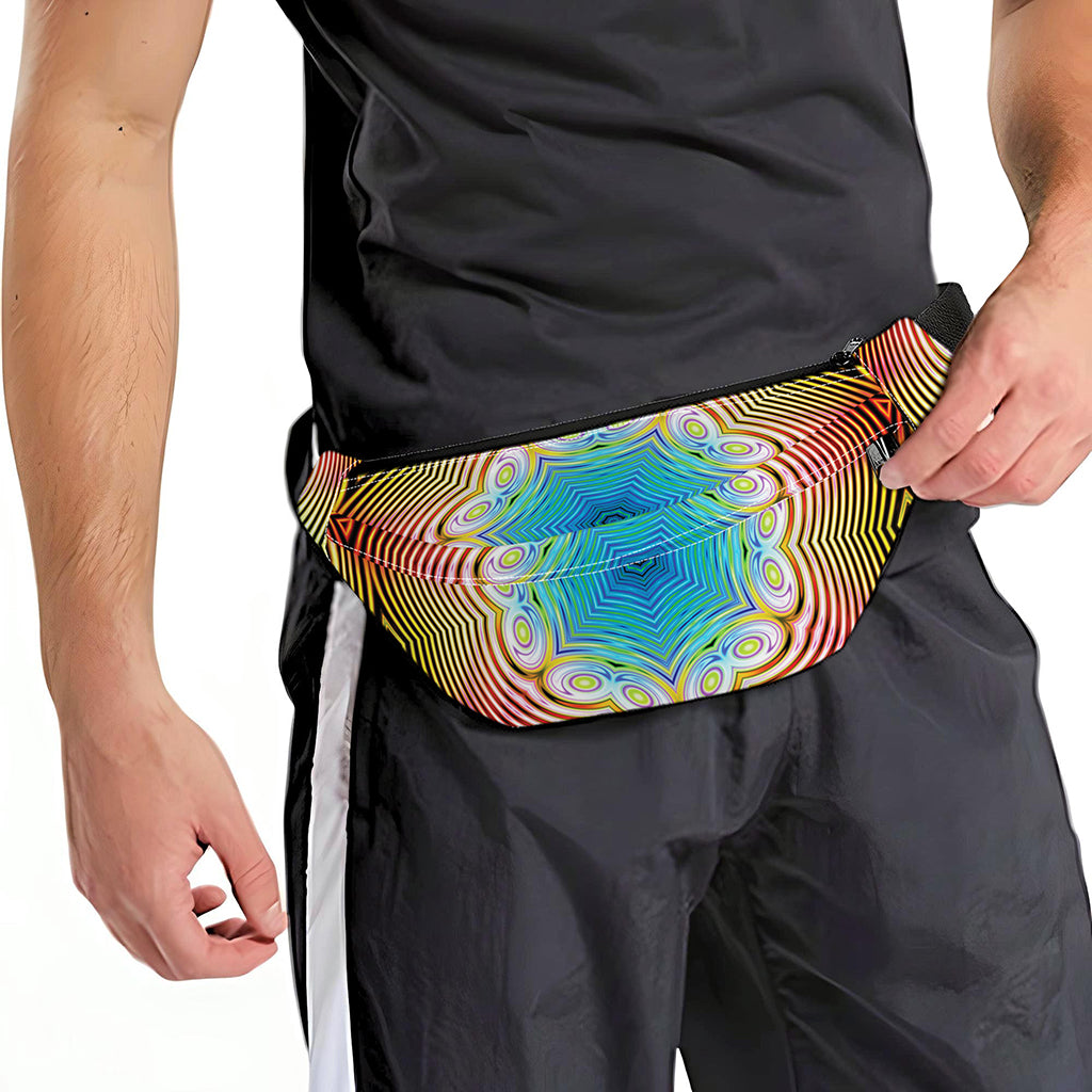 Psychedelic Kaleidoscope Print Fanny Pack