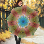 Psychedelic Kaleidoscope Print Foldable Umbrella