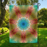 Psychedelic Kaleidoscope Print Garden Flag