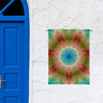 Psychedelic Kaleidoscope Print Garden Flag