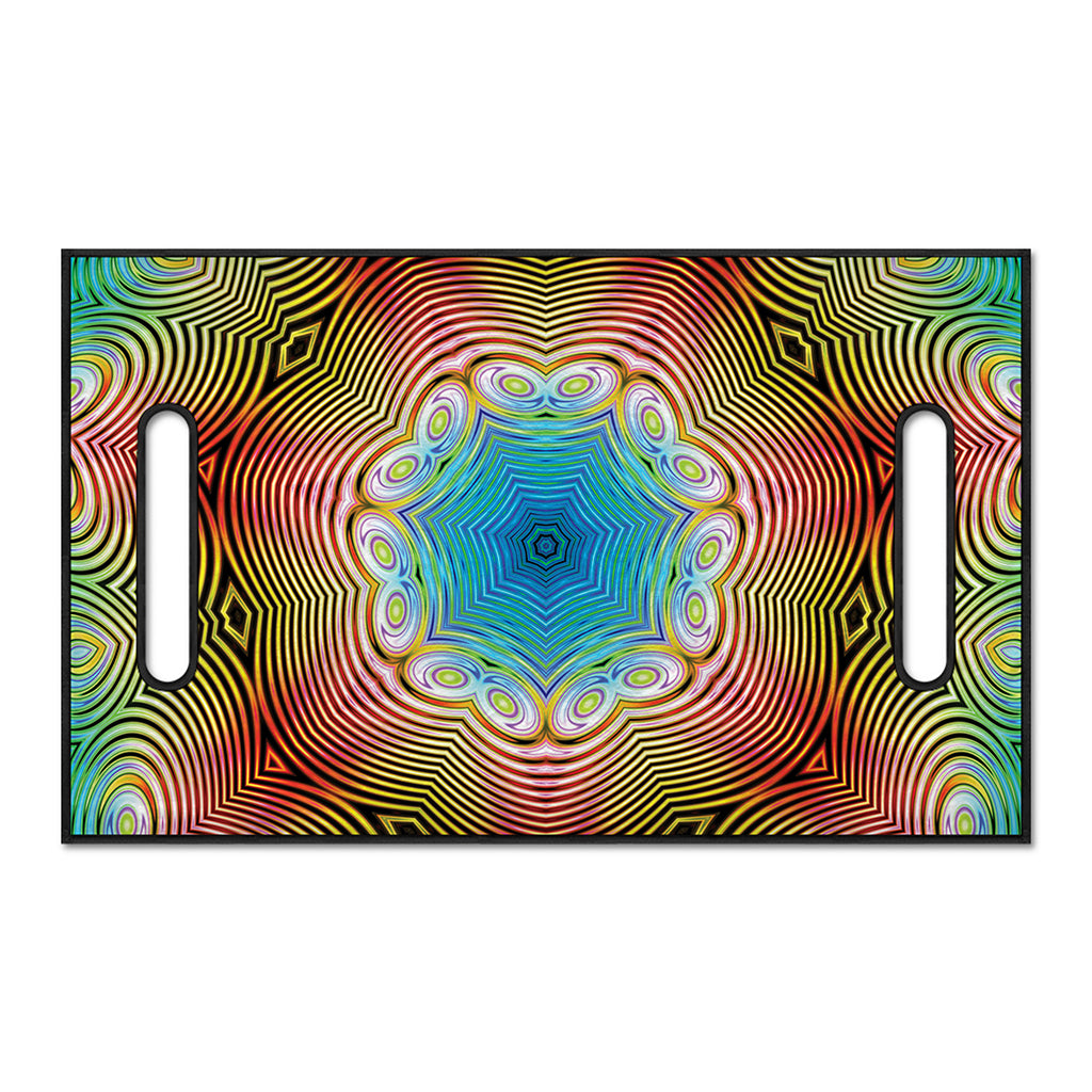 Psychedelic Kaleidoscope Print Golf Cart Seat Cover