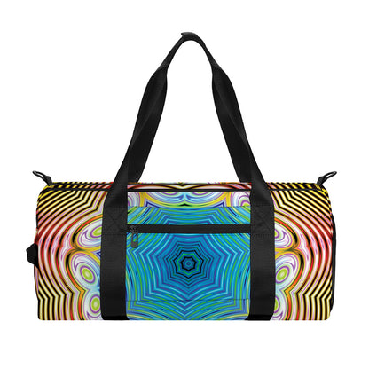 Psychedelic Kaleidoscope Print Gym Bag