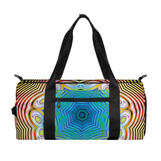Psychedelic Kaleidoscope Print Gym Bag