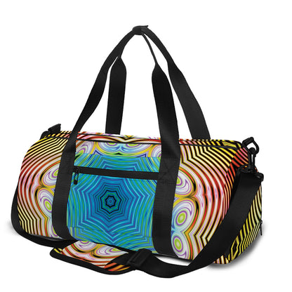 Psychedelic Kaleidoscope Print Gym Bag