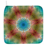 Psychedelic Kaleidoscope Print Hand Towel
