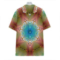 Psychedelic Kaleidoscope Print Hawaiian Shirt