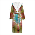 Psychedelic Kaleidoscope Print Hooded Bathrobe
