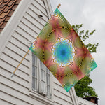 Psychedelic Kaleidoscope Print House Flag