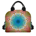 Psychedelic Kaleidoscope Print Insulated Lunch Bag