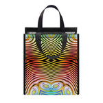 Psychedelic Kaleidoscope Print Insulated Lunch Tote