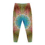 Psychedelic Kaleidoscope Print Jogger Pants