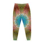 Psychedelic Kaleidoscope Print Jogger Pants