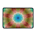 Psychedelic Kaleidoscope Print Kitchen Mat