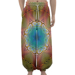 Psychedelic Kaleidoscope Print Lantern Pants