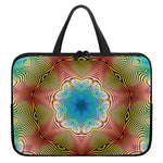 Psychedelic Kaleidoscope Print Laptop Sleeve With Handle
