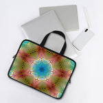 Psychedelic Kaleidoscope Print Laptop Sleeve With Handle