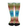 Psychedelic Kaleidoscope Print Long Socks