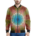 Psychedelic Kaleidoscope Print Men's Bomber Jacket