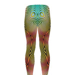 Psychedelic Kaleidoscope Print Men's leggings
