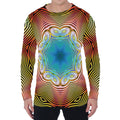 Psychedelic Kaleidoscope Print Men's Long Sleeve T-Shirt