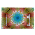 Psychedelic Kaleidoscope Print Placemat